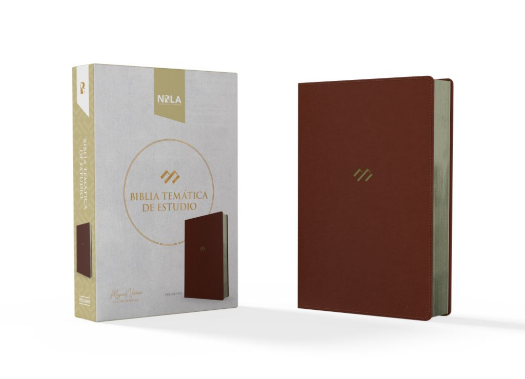 Biblia NBLA/Tematica De Estudio/Cafe Simil Piel