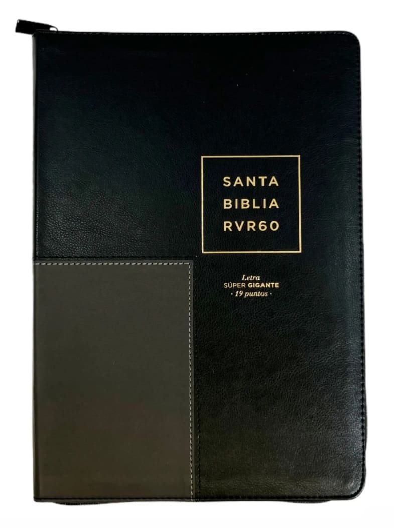 RVR60 Biblia Tamaño Super Gigante con Índice y Cierre