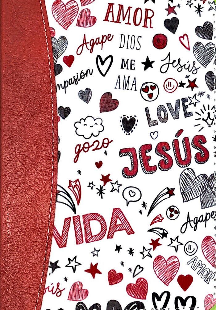 Biblia RVR60 024ti PJR - Palabras de Vida. Amor rojo