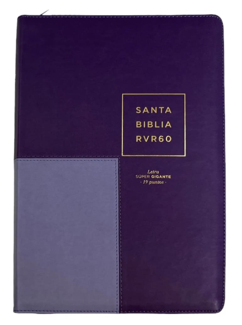 RVR60 Biblia Tamaño Super Gigante con Índice y Cierre