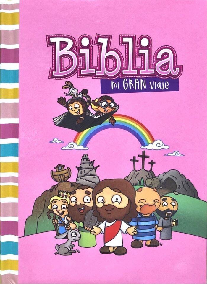 Biblia Mi Gran Viaje RVR60 Tapa Dura Rosada