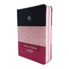 Biblia RVR60/045czti/LG/PJR/Tricolor Negro/Rosa/Fucsia