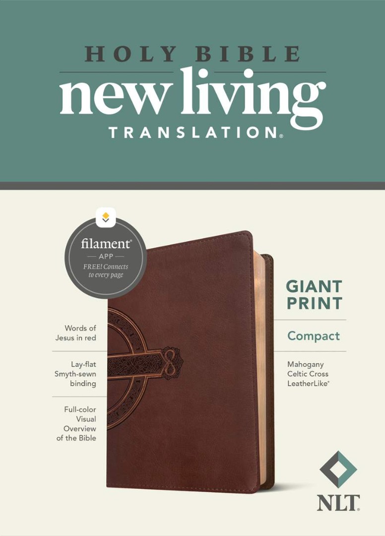 Biblia NLT/Ingles Compacta Cafe Imitacion/ Filament