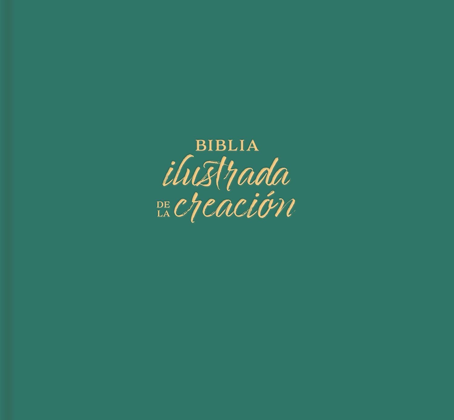 Biblia RVR1960 Ilustrada De La Creación  Turquesa