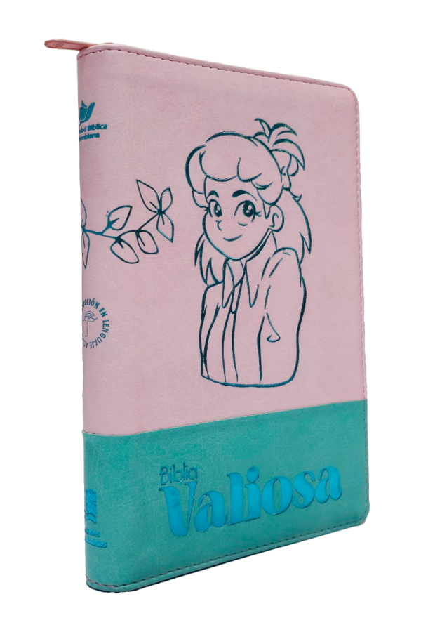 Biblia Valiosa/ TLA066LG/ Verde Menta Canto Plateado