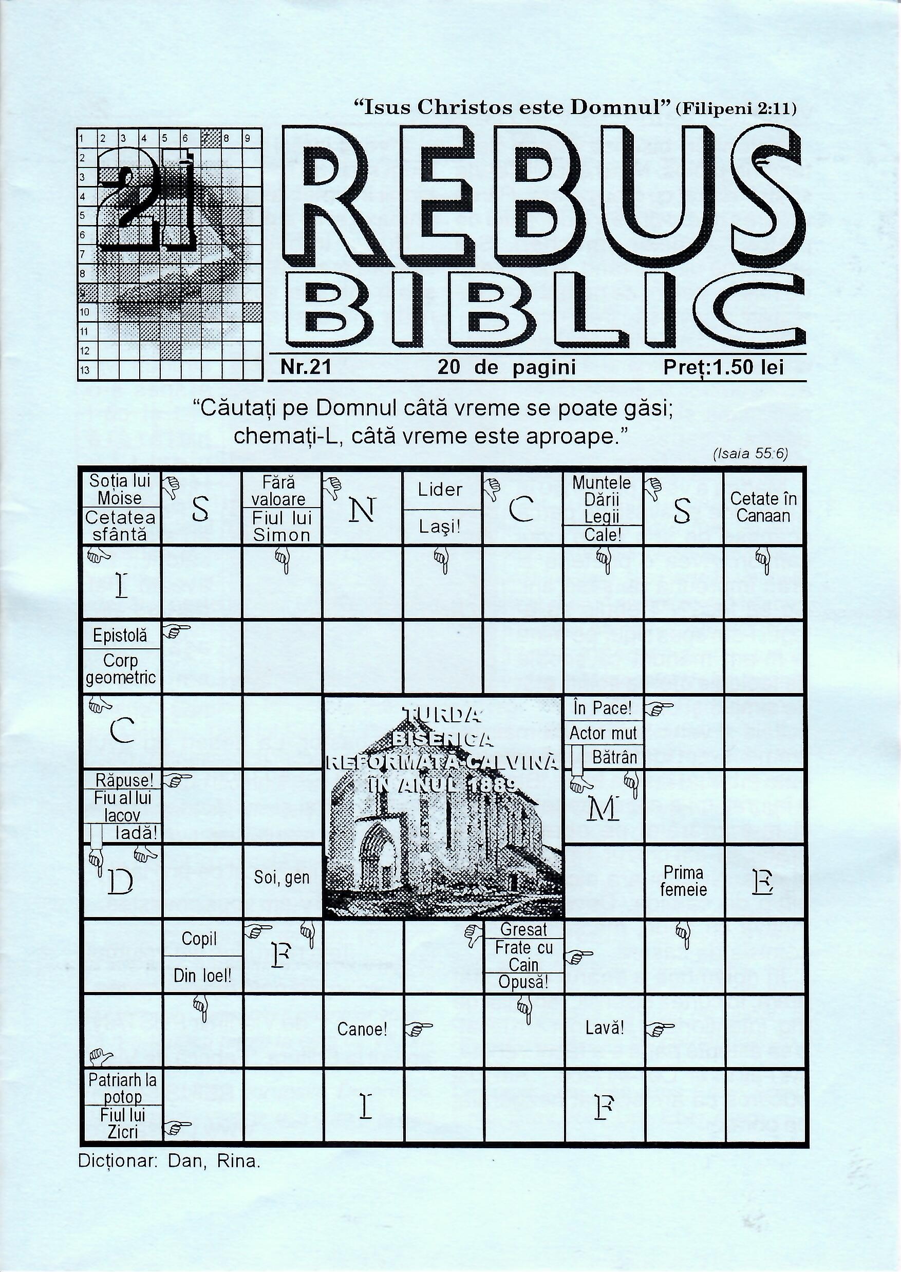 Rebus Biblic, nr 25