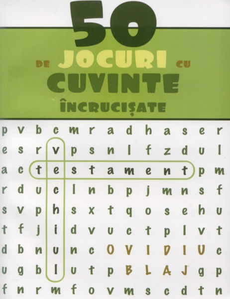 50 de jocuri cu cuvinte încrucişate. Vechiul Testament