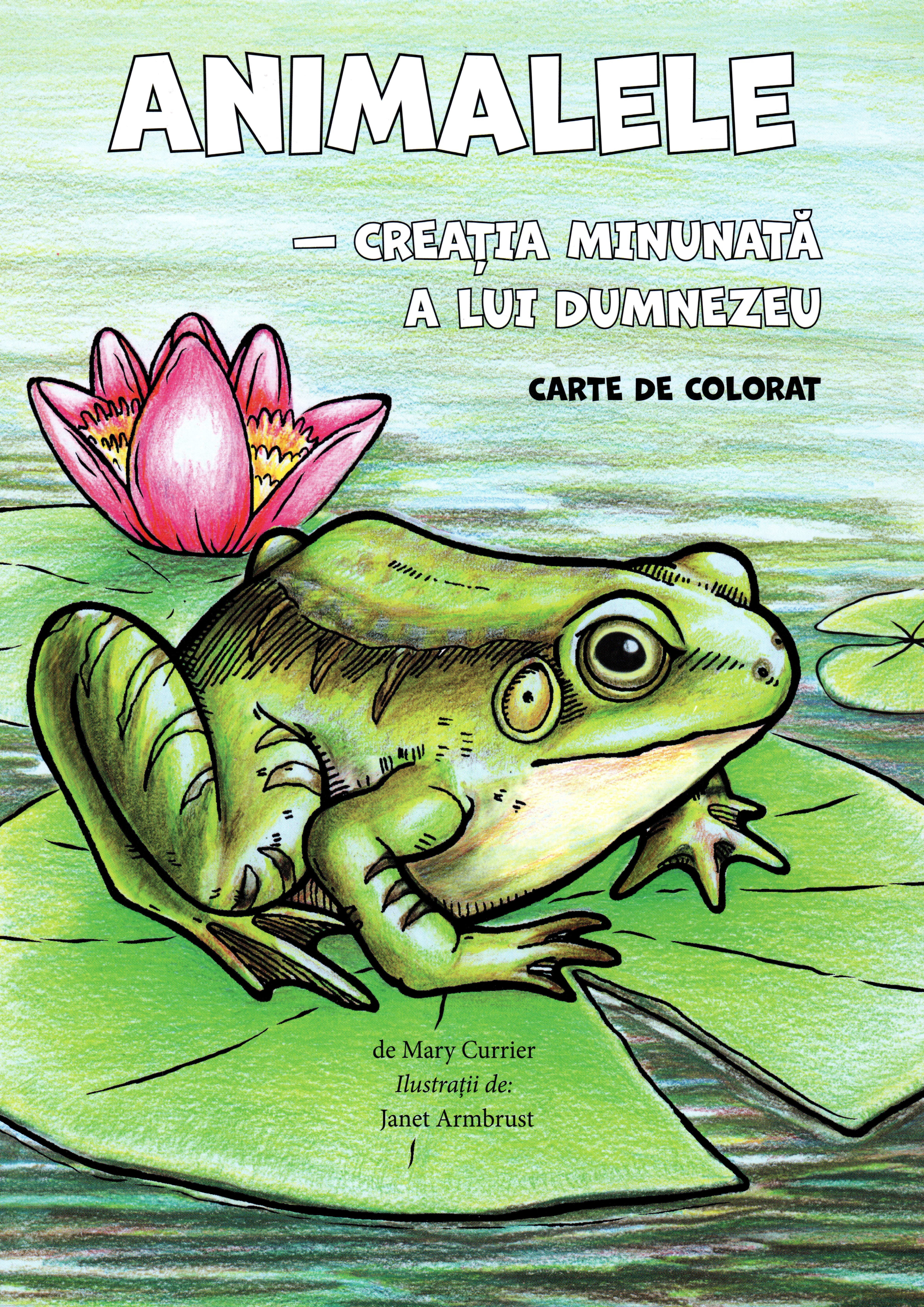 Animalele - creatia minunata a Lui Dumnezeu - carte de colorat