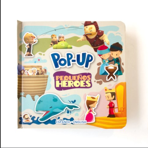 Libro Pop Up Pequeños Heroes/ Bilingue