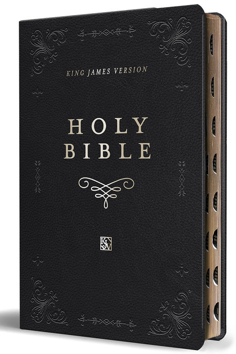 Biblia Ingles KJV Negra Indice Letra Gigante