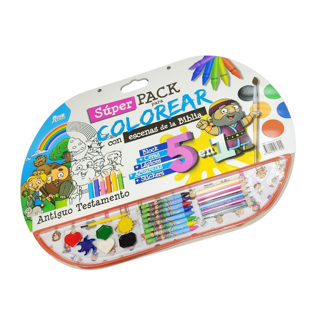 Superpack Colorear Gigante 5 En 1/Antiguo Testamento