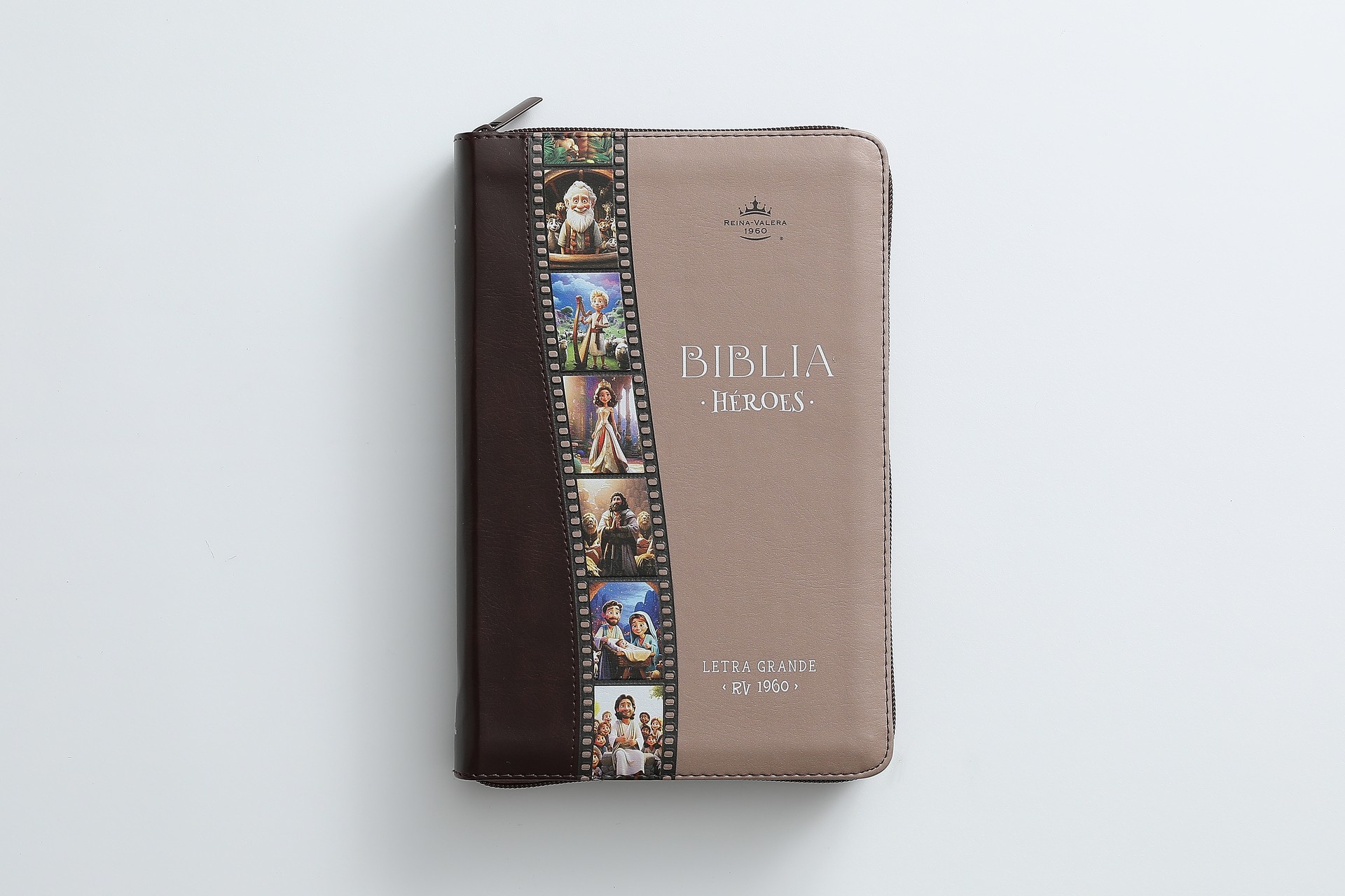 Biblia RVR6065cz/ Héroes Café/ I.Piel Cierre