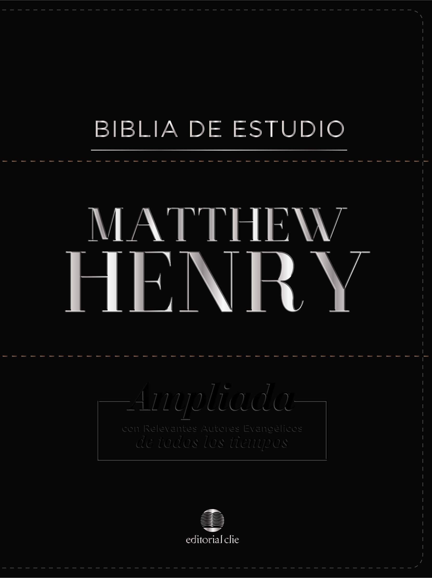 RVR Biblia de Estudio Matthew Henry