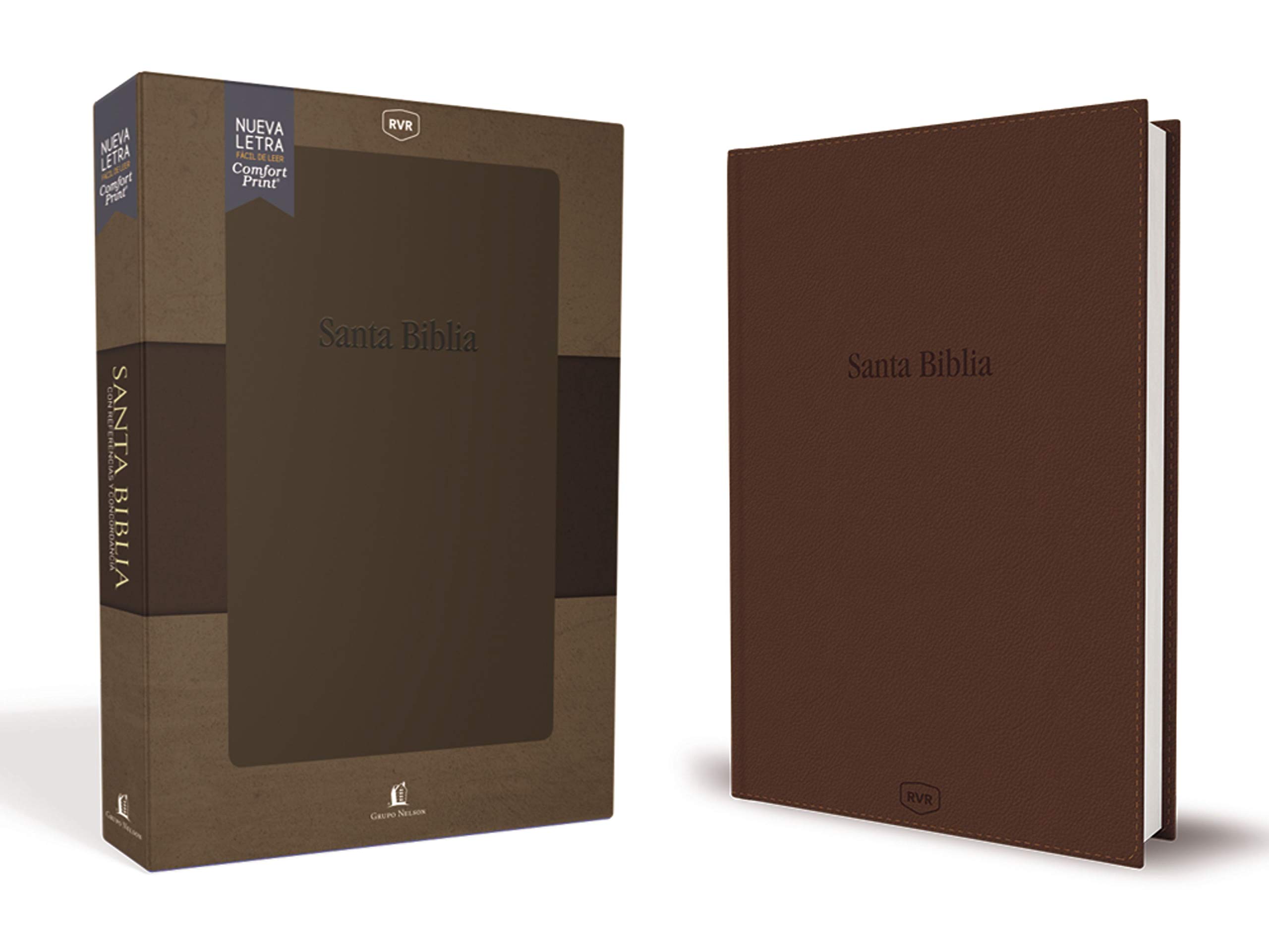 Biblia RVRevisada con Referencias y Concordancia Imitación Piel