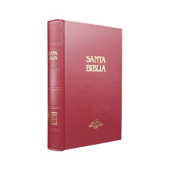 Biblia RVR1909 Tapa Dura Tamaño53 Vino