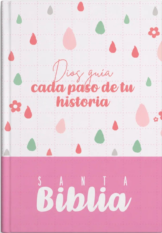 Biblia/ RVR063LGPJR/ Rosa Canto Blanco