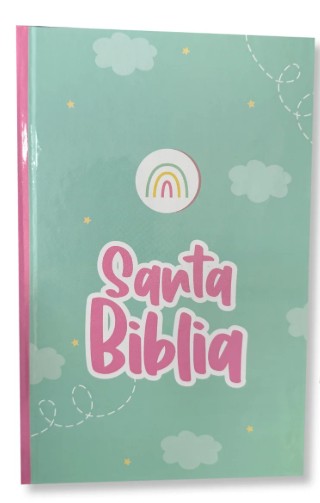 Biblia/ RVR063LGPJR/ Verde Rosa /Canto Blanco