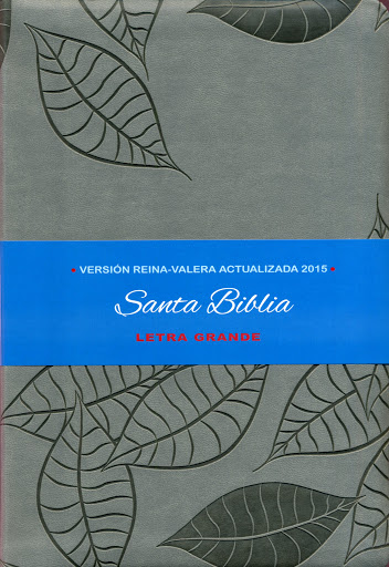Biblia Letra Grande Imitación Piel Gris