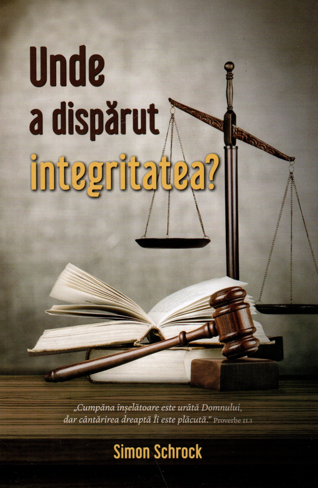 Unde a disparut integritatea