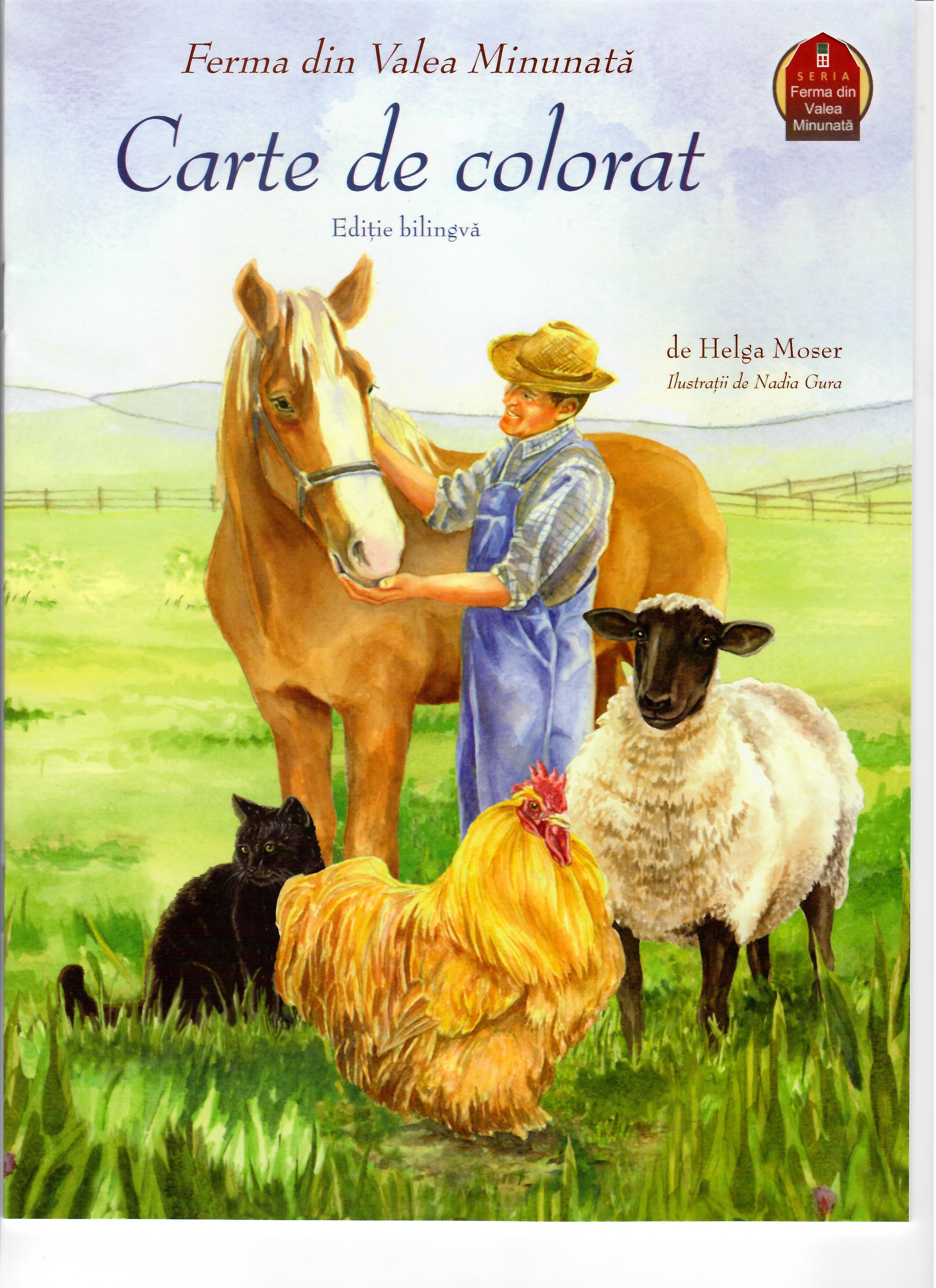 Ferma din valea minunată, carte de colorat