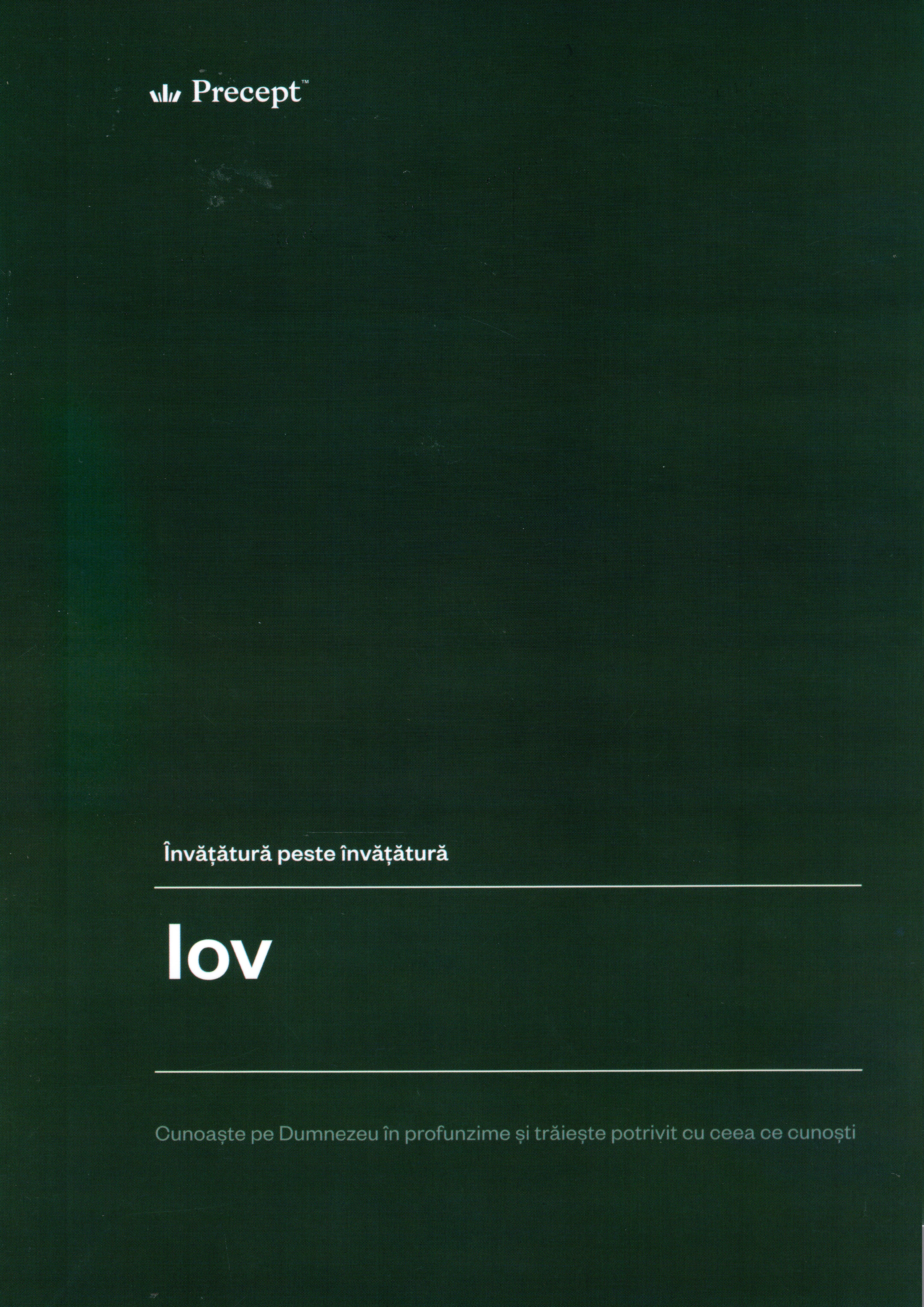 Iov - studiu biblic - invatatura peste invatatura