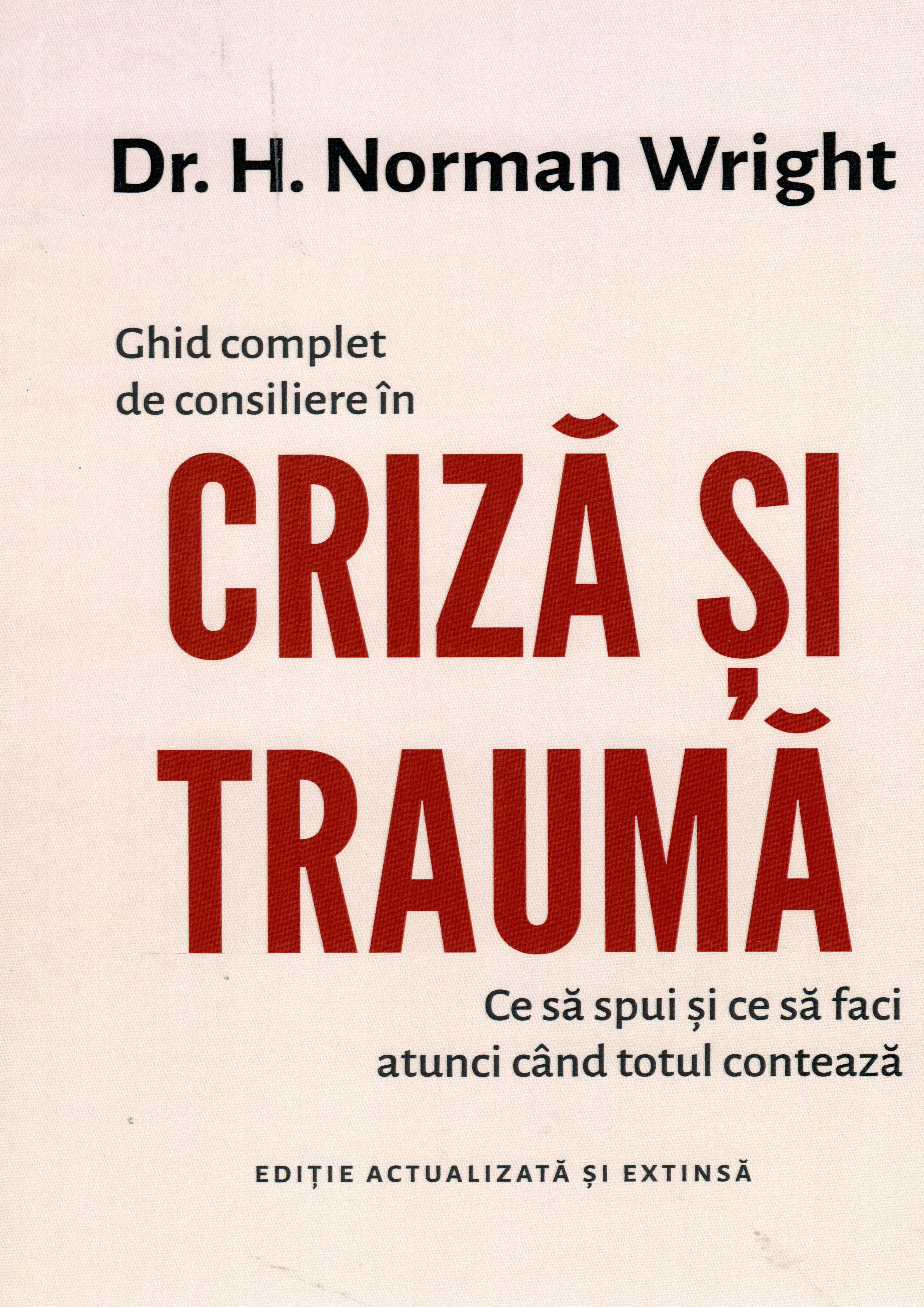 Ghid complet de consiliere în criză și traumă