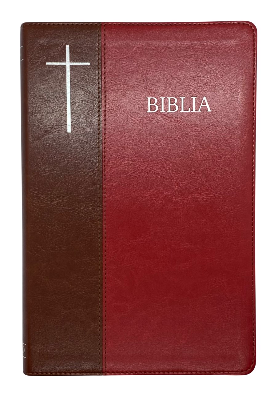Biblia, editia Centenara, rosu-maro